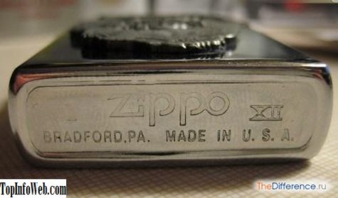 Razlika između ovog upaljači Zippo krivotvorenje