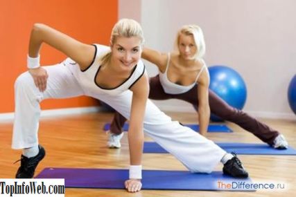 Чим відрізняється фітнес від аеробіки