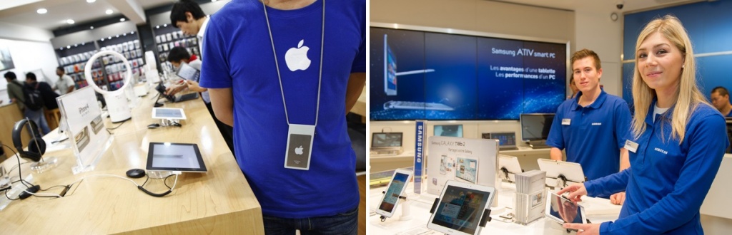 Fani Apple: Samsung nadal kopiuje iPhone'a, wprowadzając na rynek złoty Galaxy S4